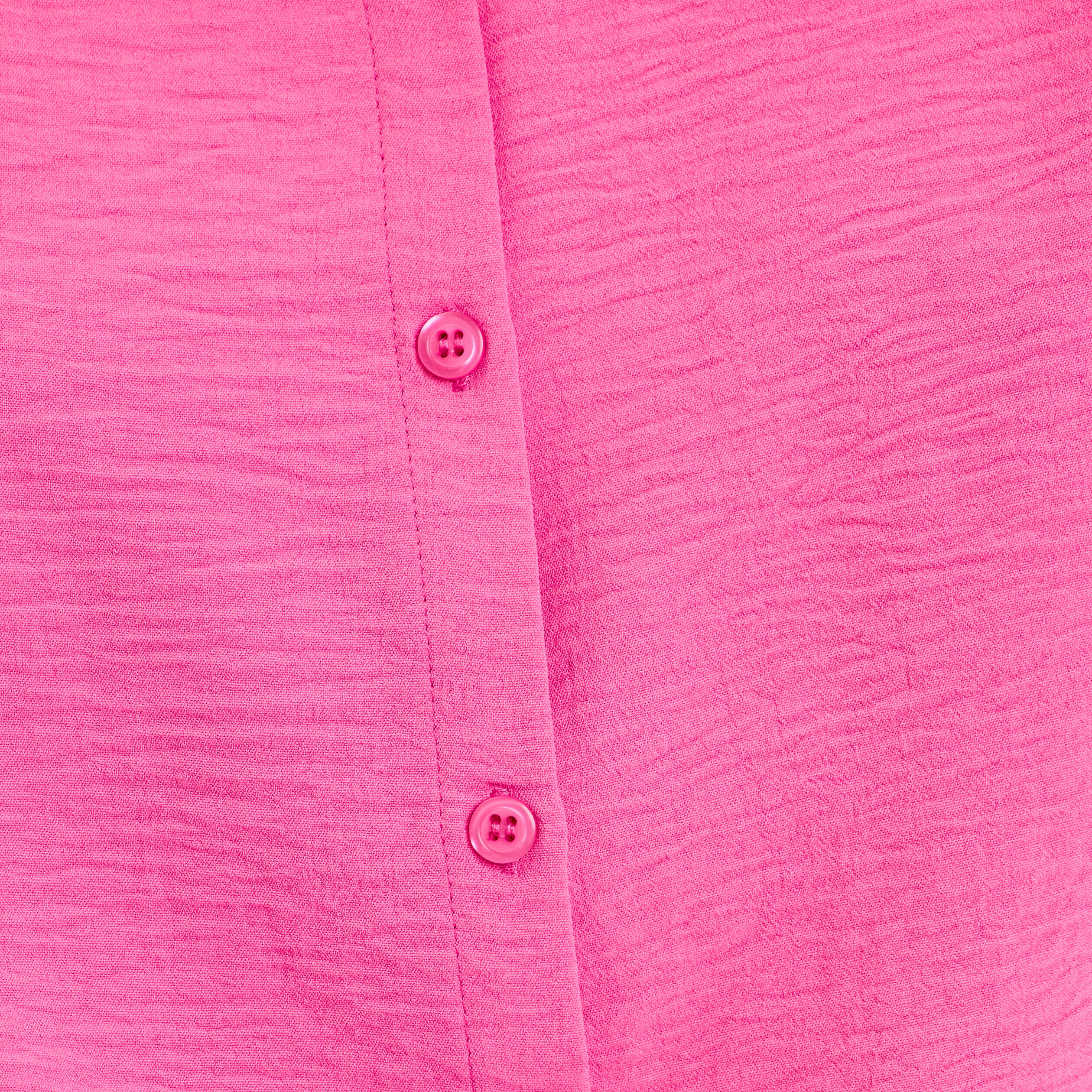 Chemise manches courtes rose femme | Cache Cache