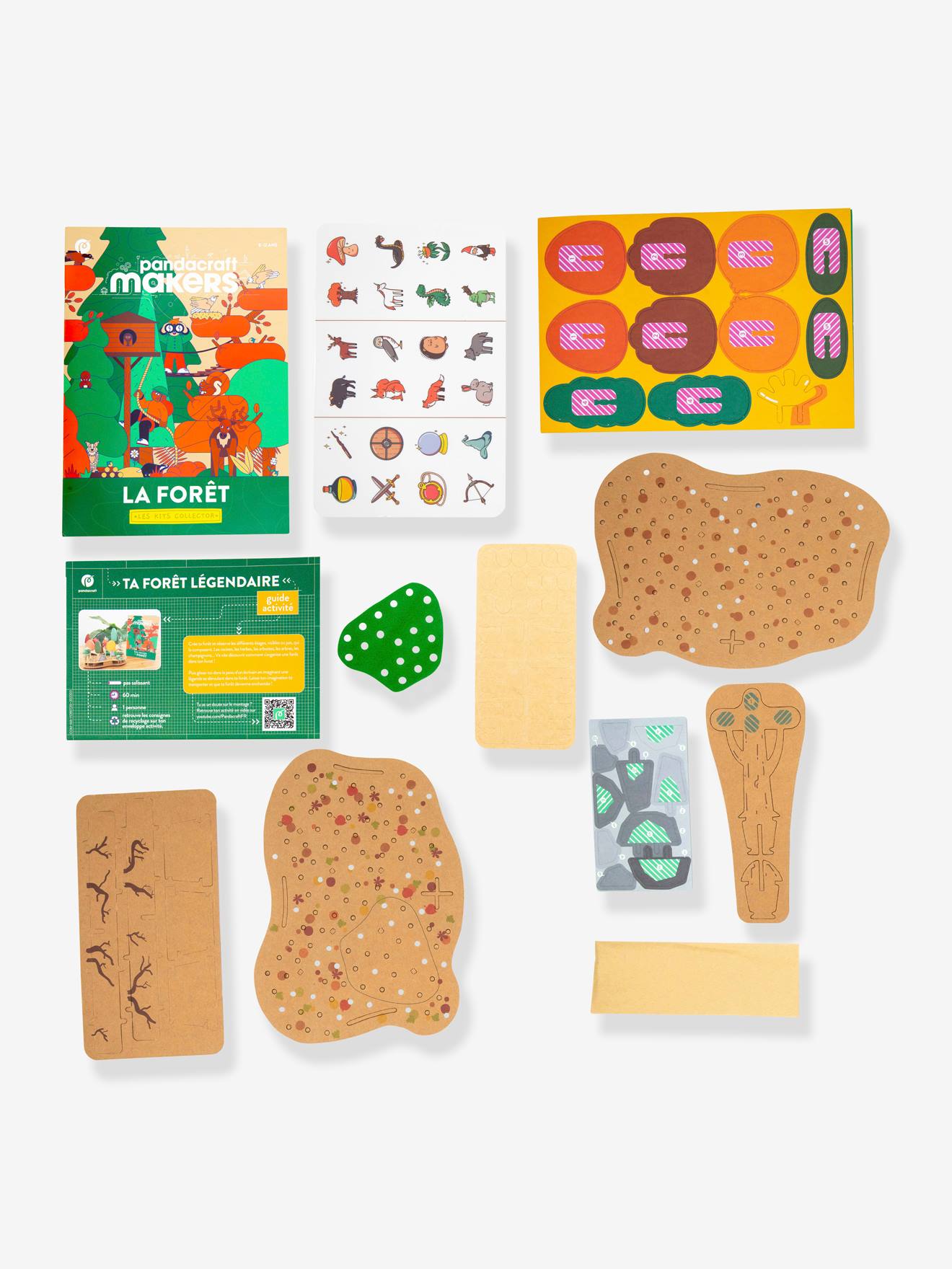 Kit collector La forêt 8/12 ans PANDACRAFT vert