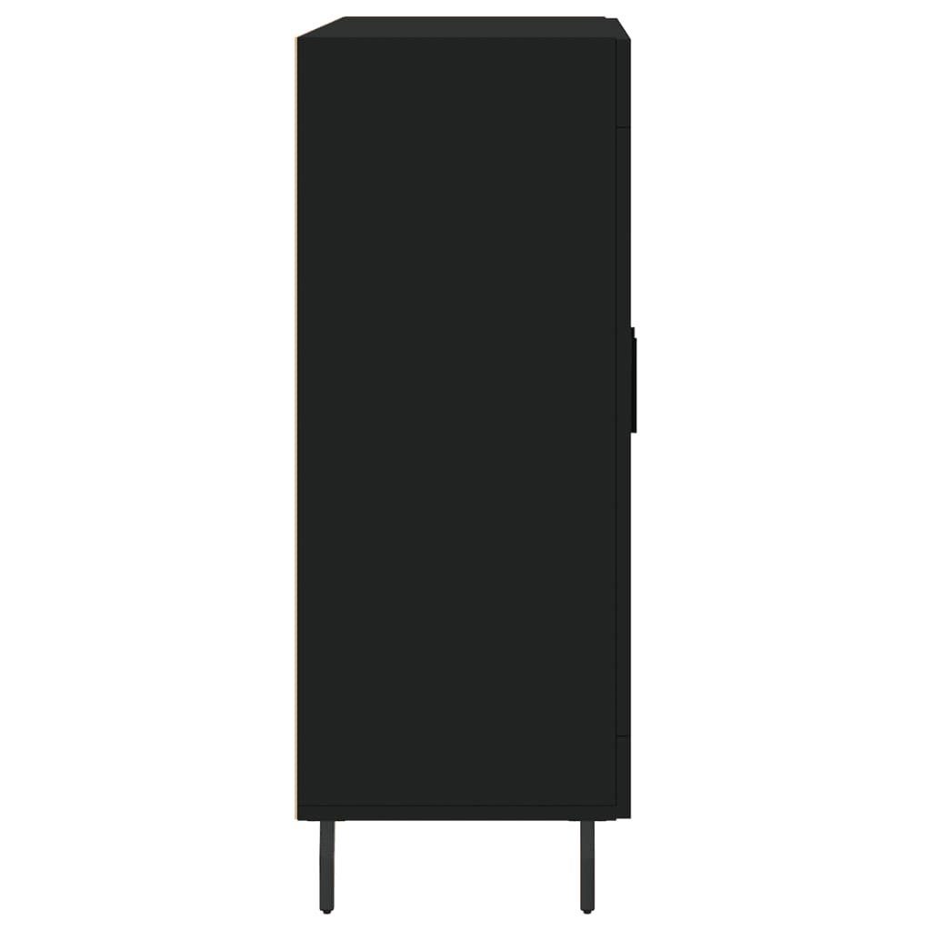 vidaXL Sideboard Sideboard Schwarz 69,5x34x90 cm Holzwerkstoff (1 St)