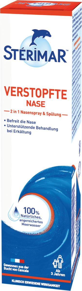 Nasenspray & Spülung 2in1, verstopfte Nase, 50 ml