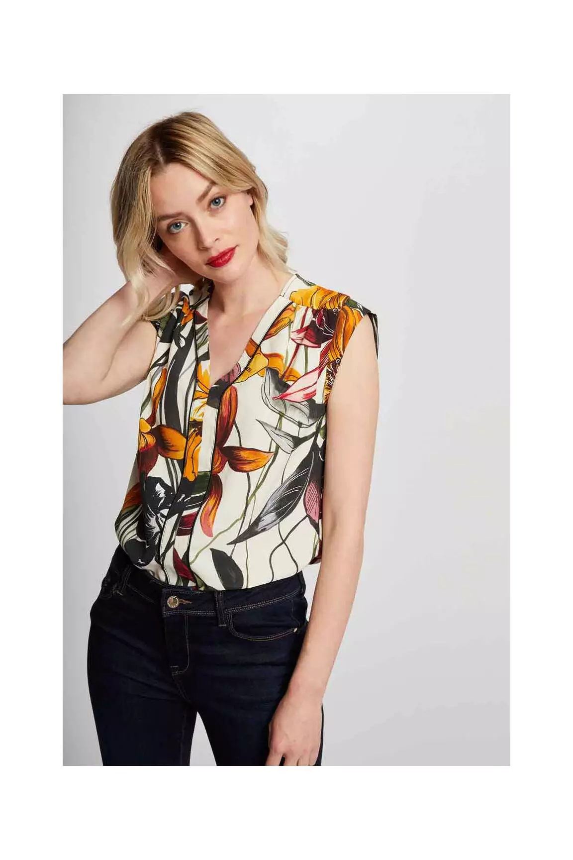 Morgan Tops Femme couleur blanc