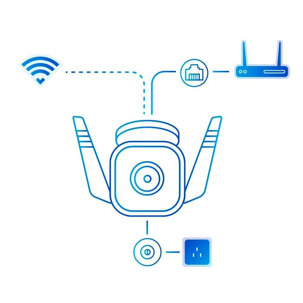 TP-Link TC65 Outdoor Security Wi-Fi Camera Überwachungskamera (Außenbereich)