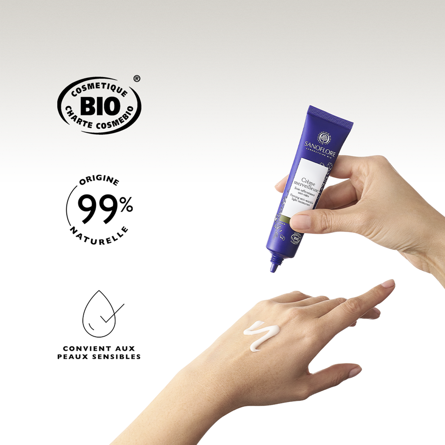 Sanoflore Crème Merveilleuse Soin de Jour Lissant 40 ml