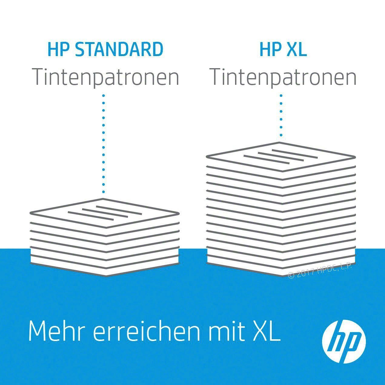 HP 303XL Tintenpatrone (1-tlg., original Druckerpatrone 303 schwarz XL)