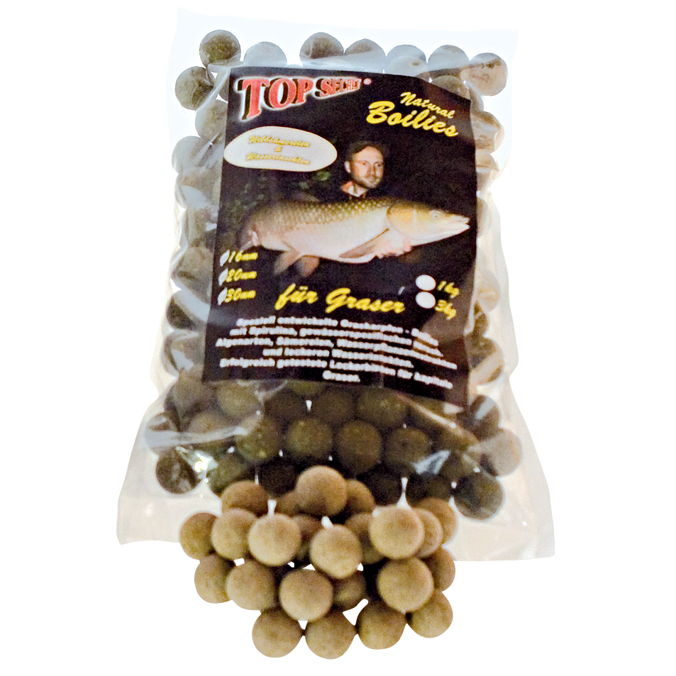 Top Secret Boilies (Natural Graskarpfen)