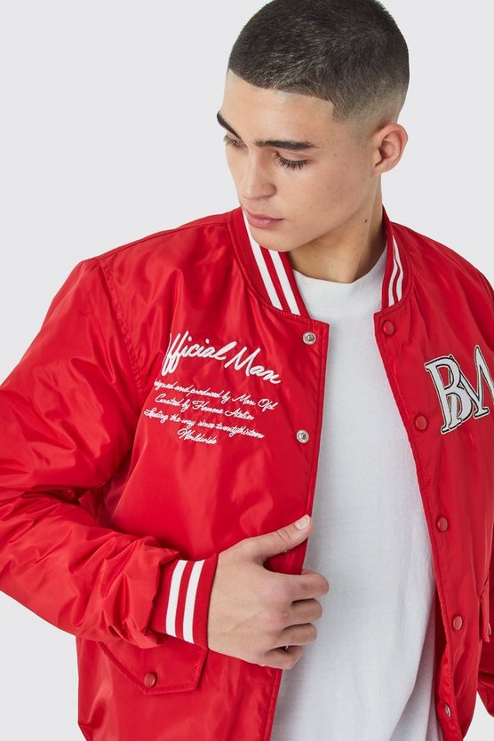 Nylon-Jacke mit Aufnähern