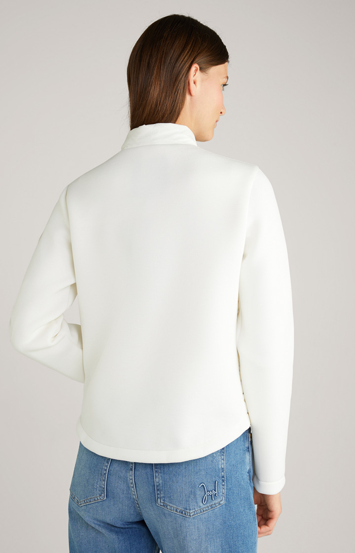 Nylon-Jacke in Creme