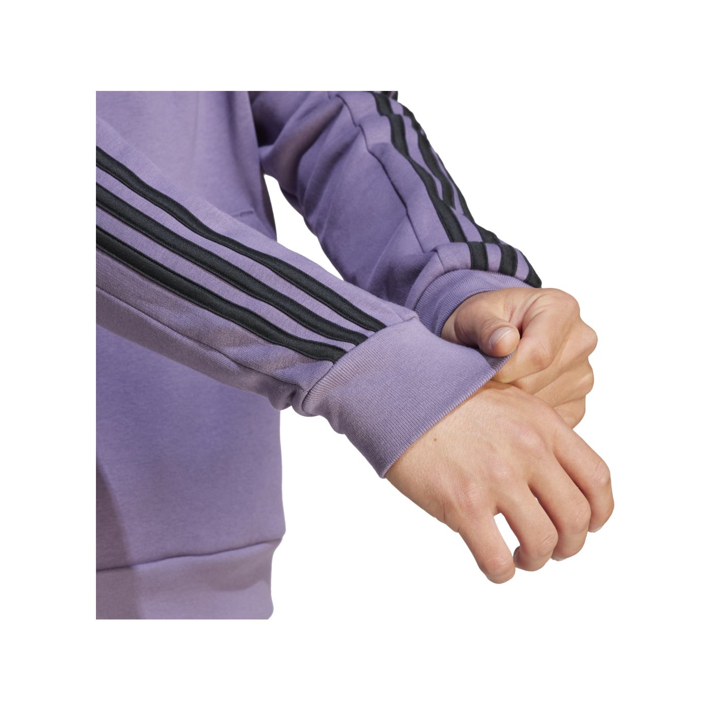 adidas Essentials Fleece HalfZip Sweatshirt Lila