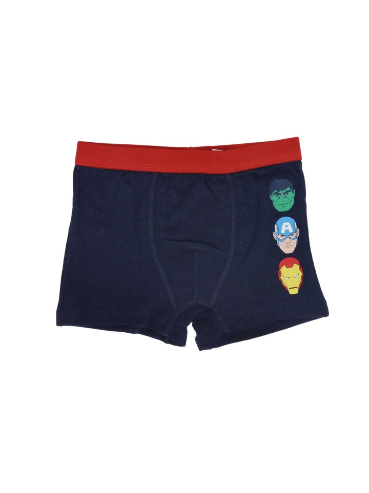 Avengers Boxershorts 3er Pack  Bunt & bequem 100% Baumwolle Unterhose in mehrfarbig günstig kaufen