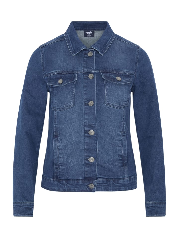 Polo Sylt Jeansjacke in Blau günstig kaufen