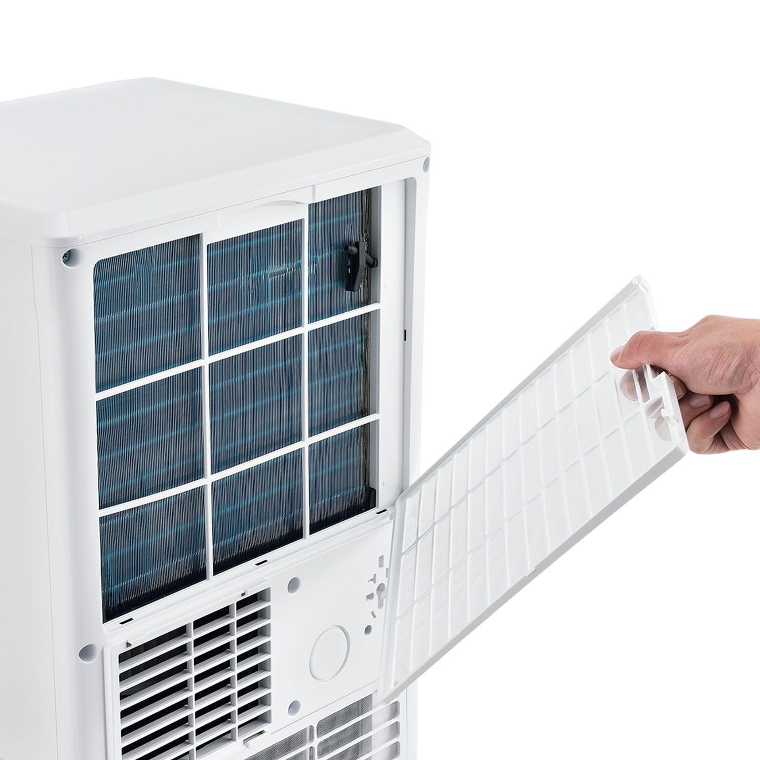 Juskys Klimagerät MK950W2, Klimaanlage mit Fernbedienung, Timer und Temperatureinstellung