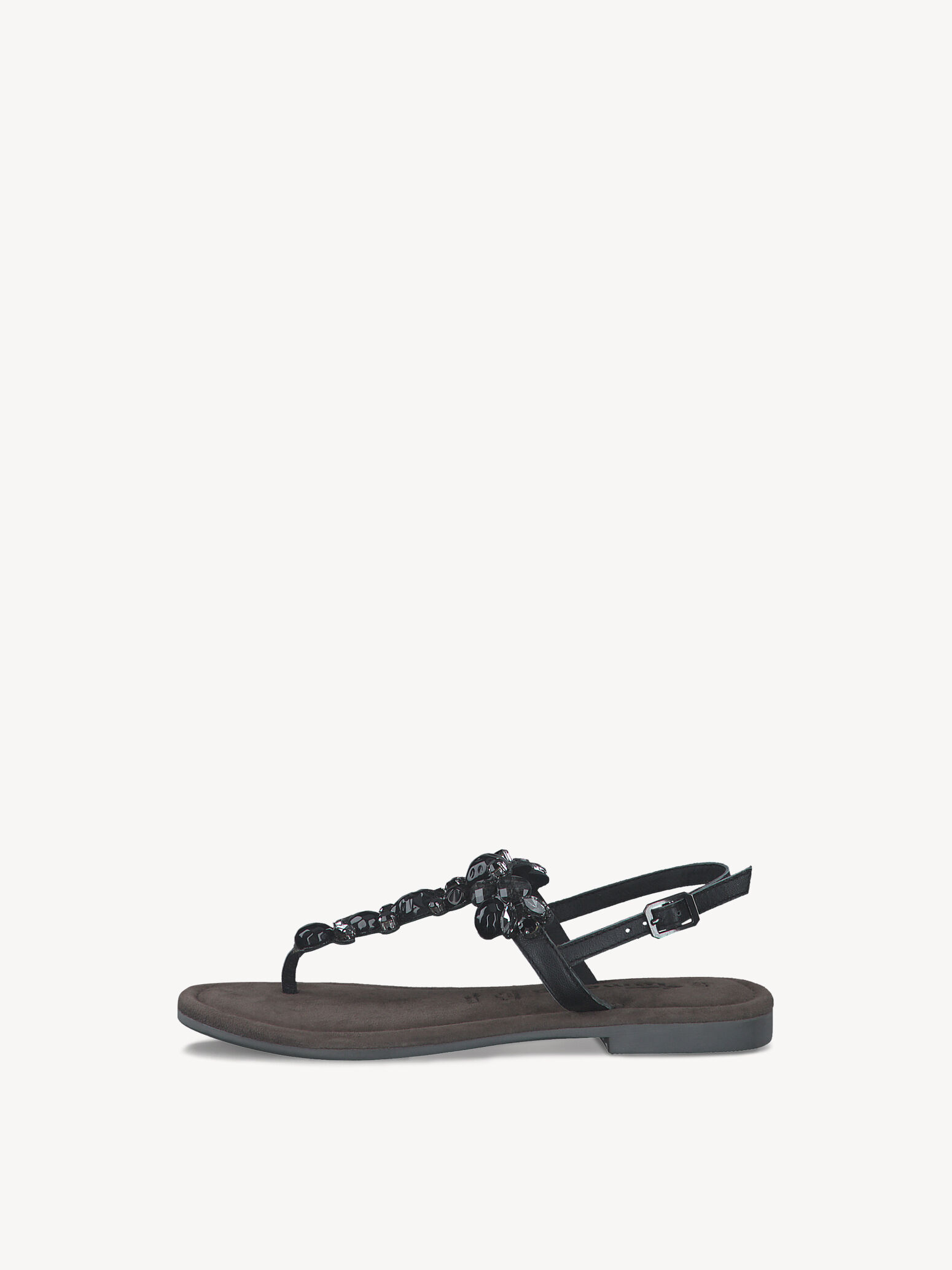 Sandale en cuir - noir