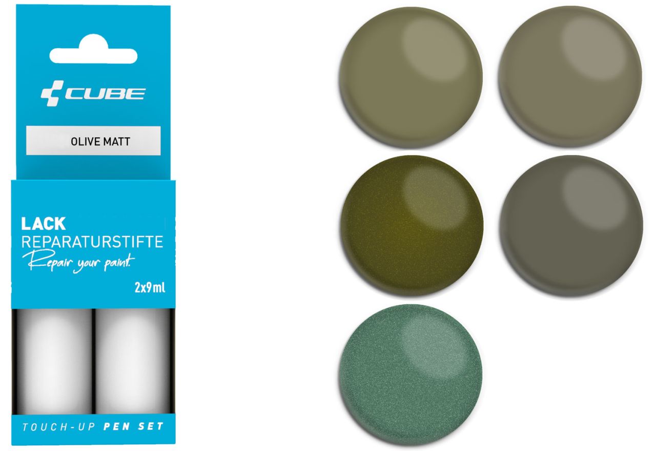 Cube Lackreparaturstift Set OLIVE matt kaufen | Bike-Discount