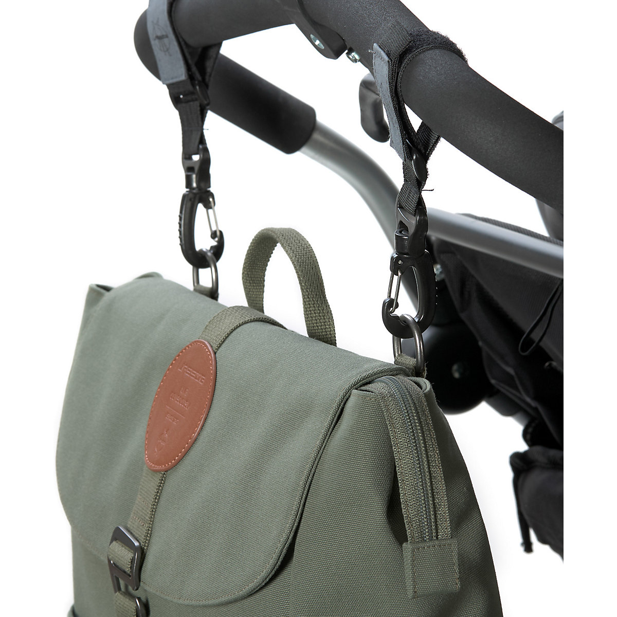 Wickelrucksack Adventure olive, inkl. Zubehör & Wickelunterlage