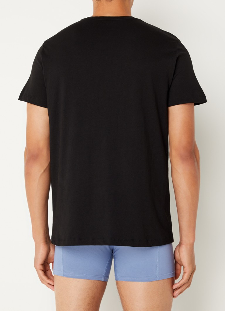 HUGO BOSS -t-paita, jossa logopainatus