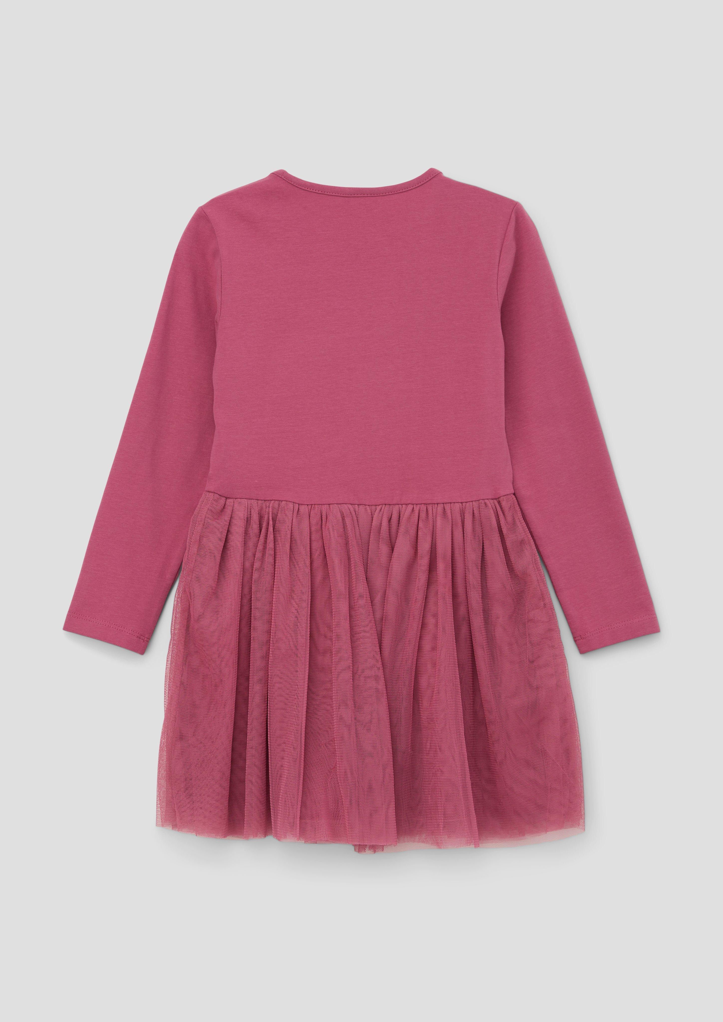 Kleid mit Mesh-Layering  2137389-4592