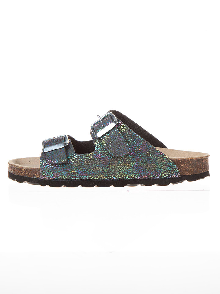 BIO PINGÜIN Pantoletten in Schwarz/ Bunt günstig kaufen