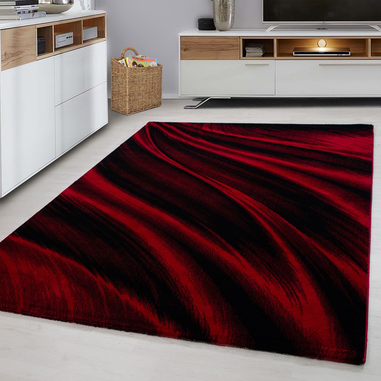 Ayyildiz Teppich, MIAMI 6630, RED, 140 x 200 cm