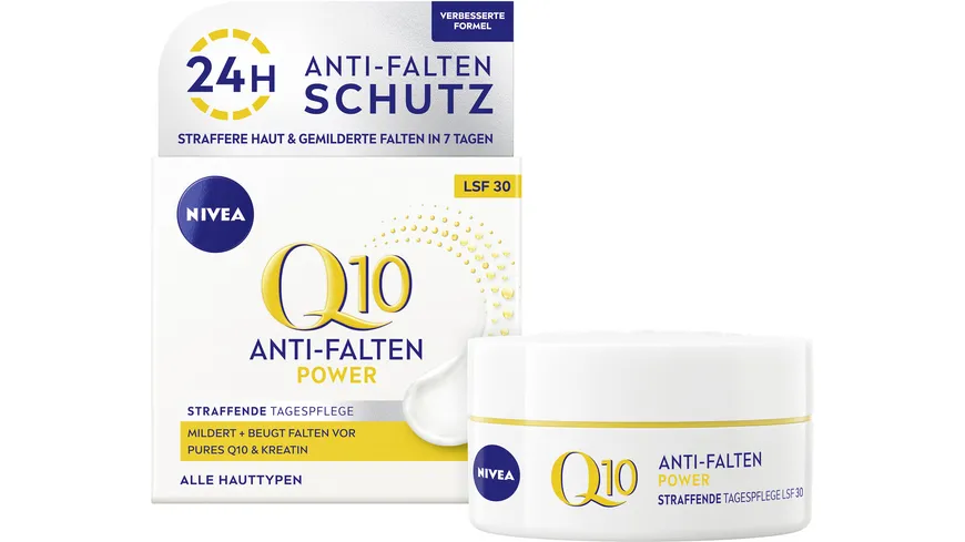 NIVEA Q10 Anti-Falten Power Straffende Tagespflege LSF30 50 ml