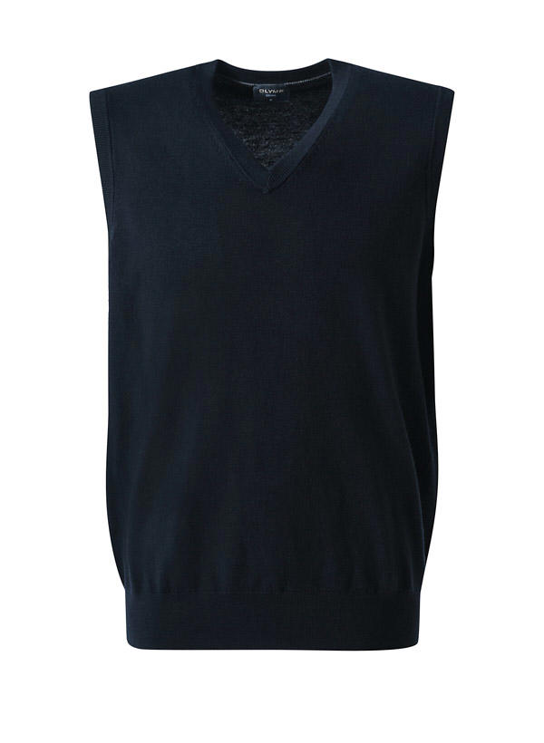 OLYMP, Pullunder, Merinowolle extrafein, marineblau