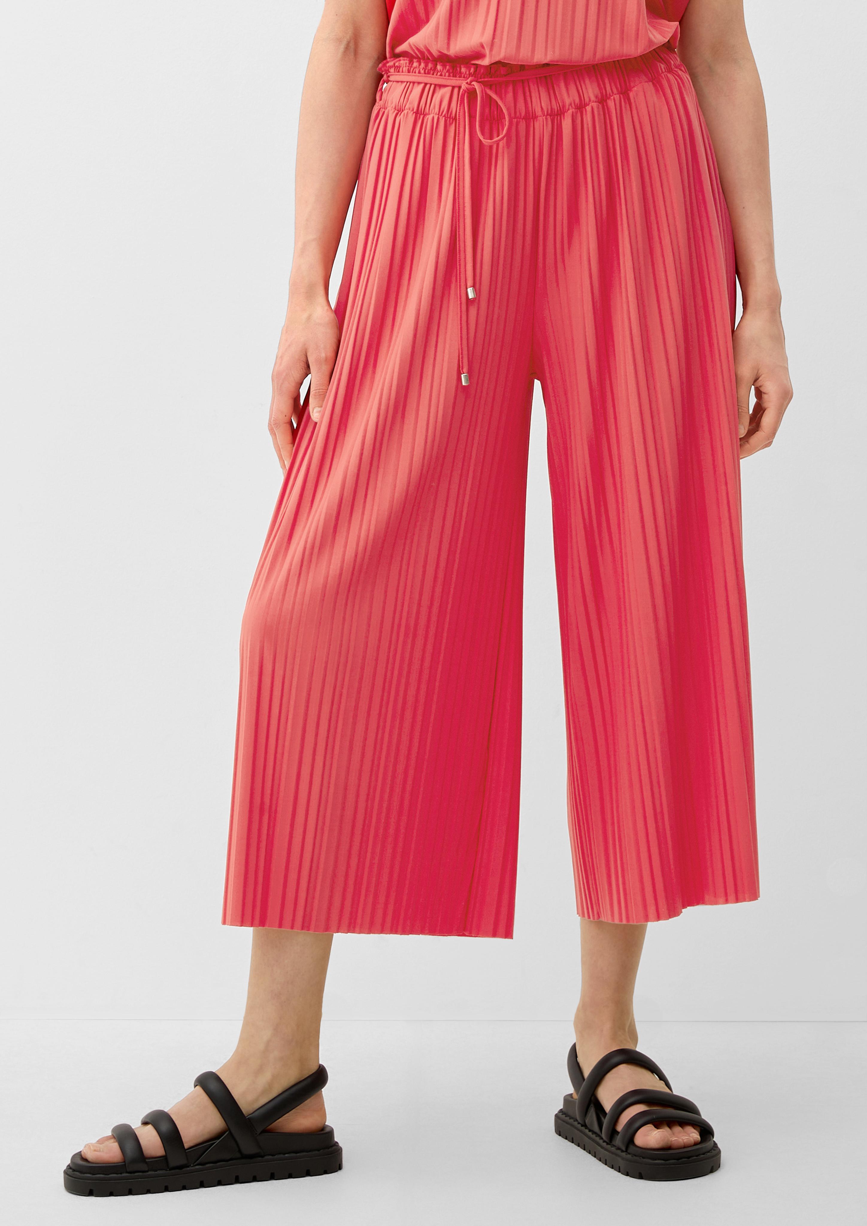 Loose: Culotte mit Plisseefalten  2129980-4515