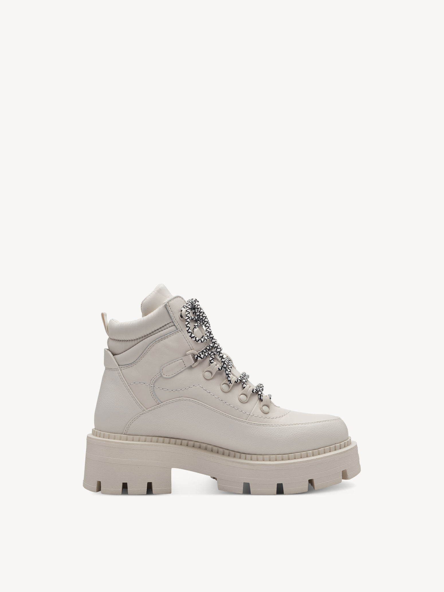 Bottine en cuir - blanc doublure chaude