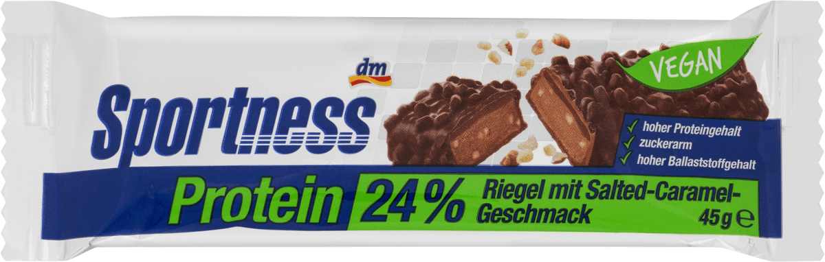 Proteinriegel 24%, Salted Caramel Geschmack, 45 g