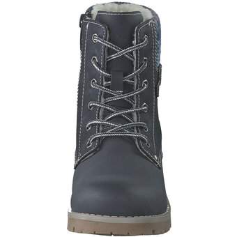 Puccetti Schnür Boots in blau