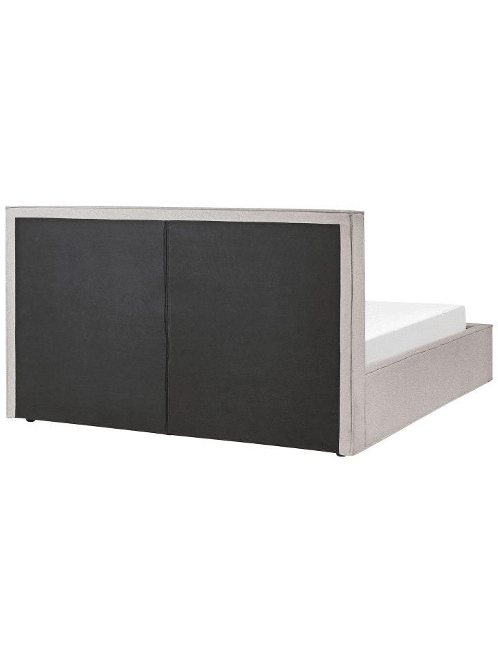 Beliani Doppelbett MOISSAC in Grau/Schwarz - (W) 197 x (H) 108 x (L) 224 cm günstig kaufen onesize