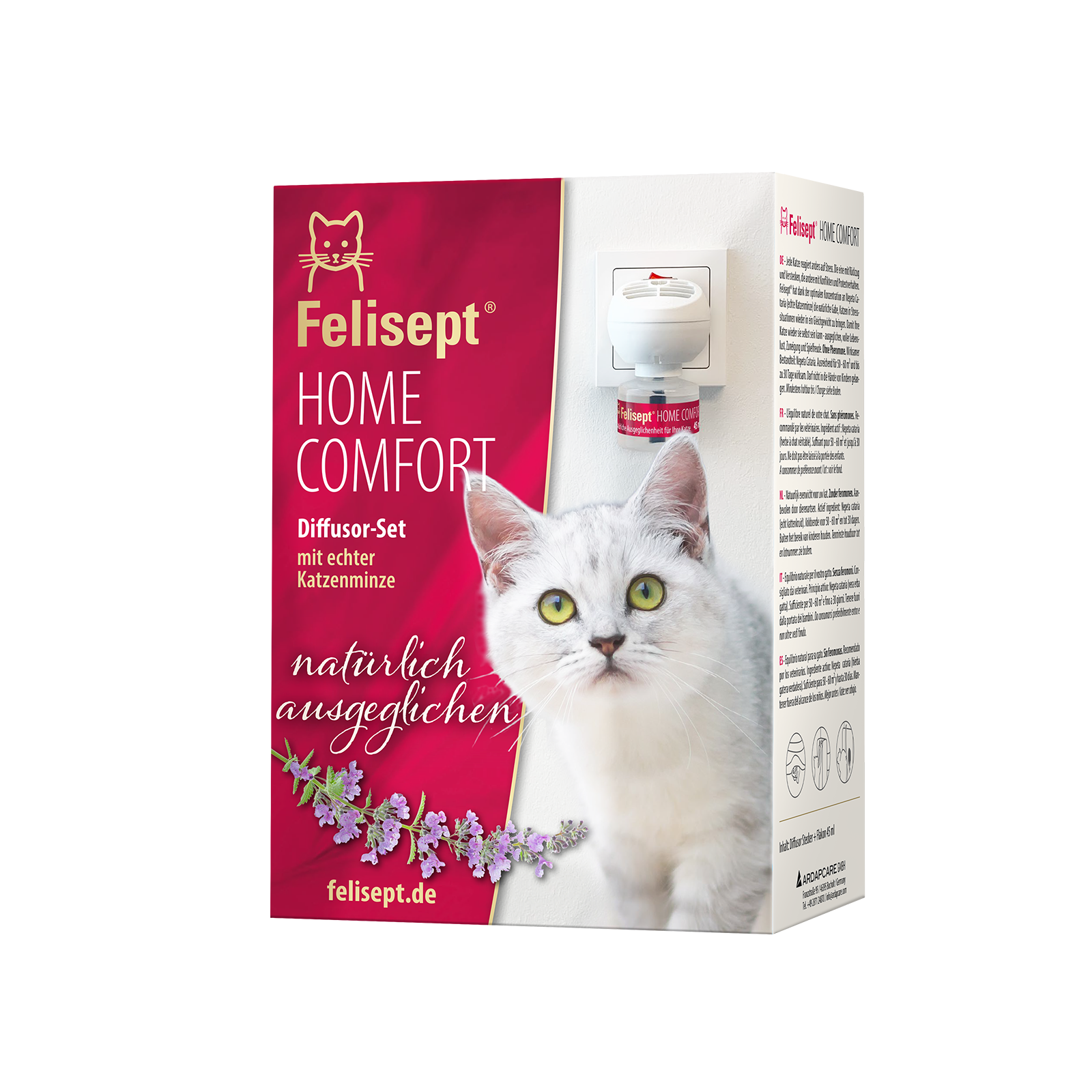 Felisept Beruhigungsmittel Felisept Home Comfort Set Diffusor + Flakon 45ml
