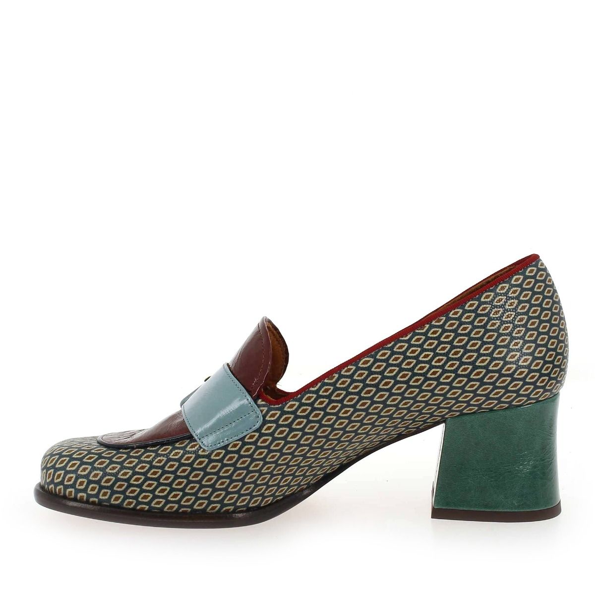 Chie Mihara  MEISIN 43  - Vert Bordeaux