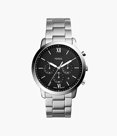 Fossil Herrenuhr Neutra Chronograph Edelstahl