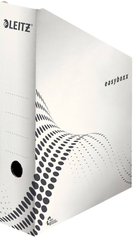 Leitz easyboxx Archiv-Stehsammler 6140 700 Blatt A4 Weiß Karton 8 x 35 x 26 cm 25 Stück