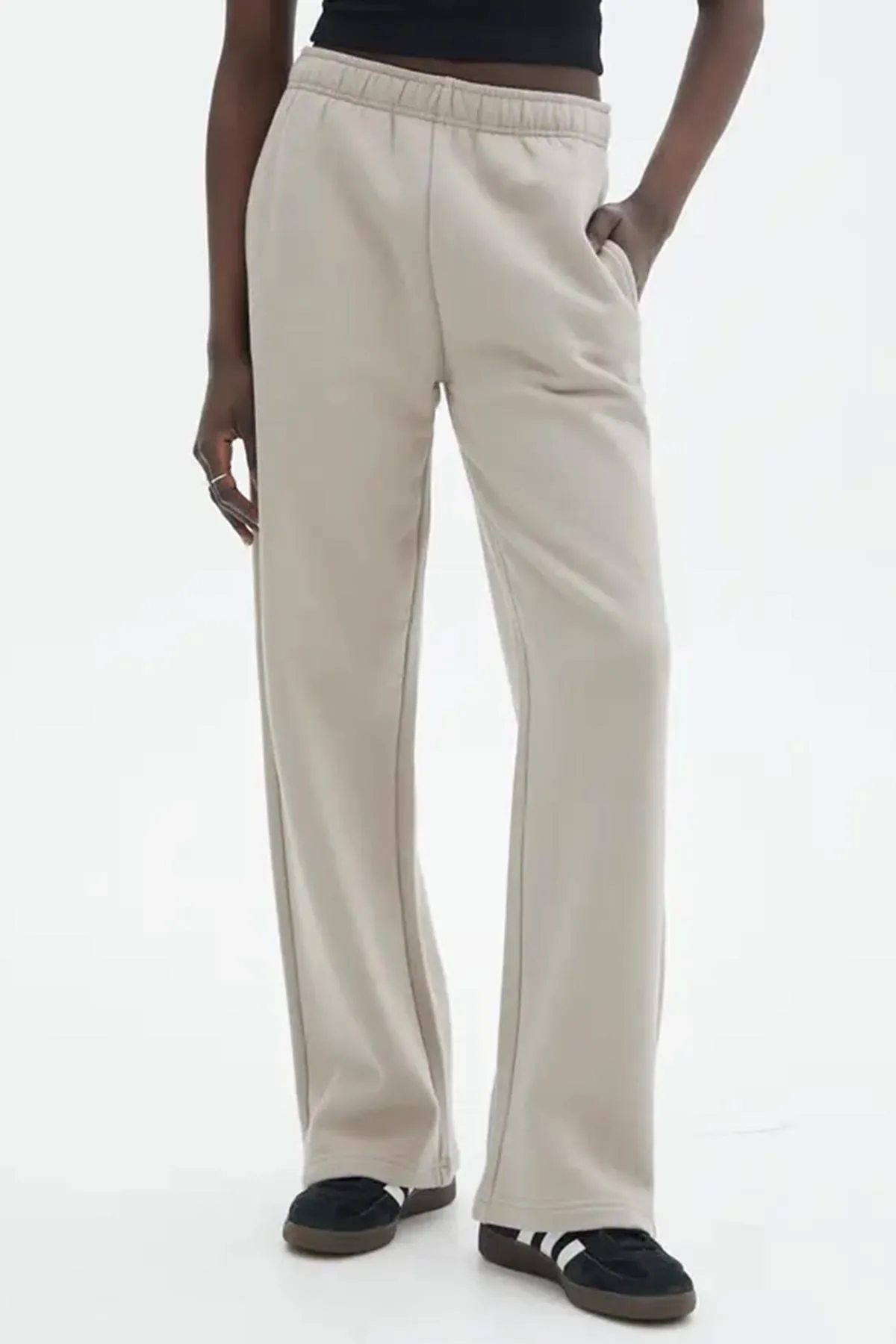 Madmext  Jogginghose - Beige - Straight