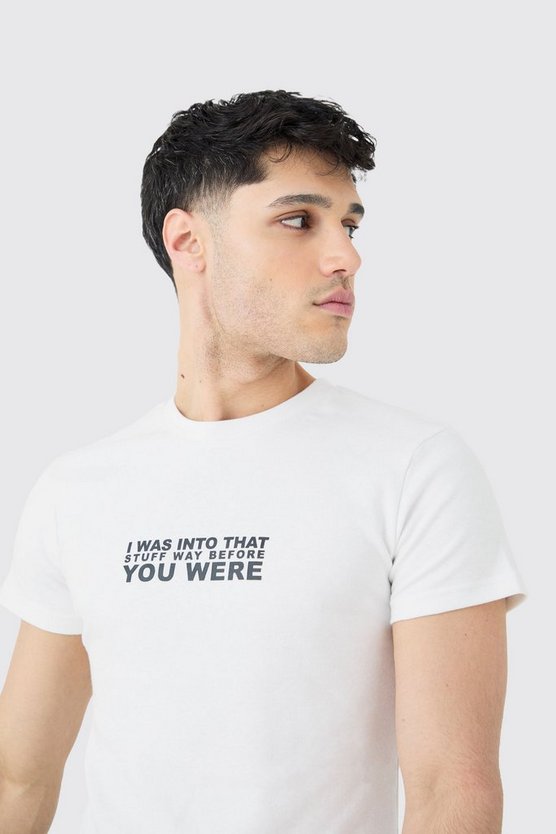 Geschnürtes T-Shirt mit Print