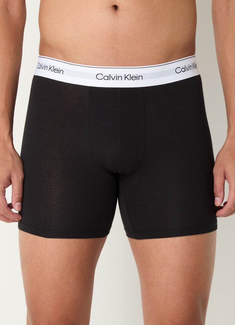 Calvin Klein Modern pamučne bokserice s logom u struku, pakiranje od 3 komada