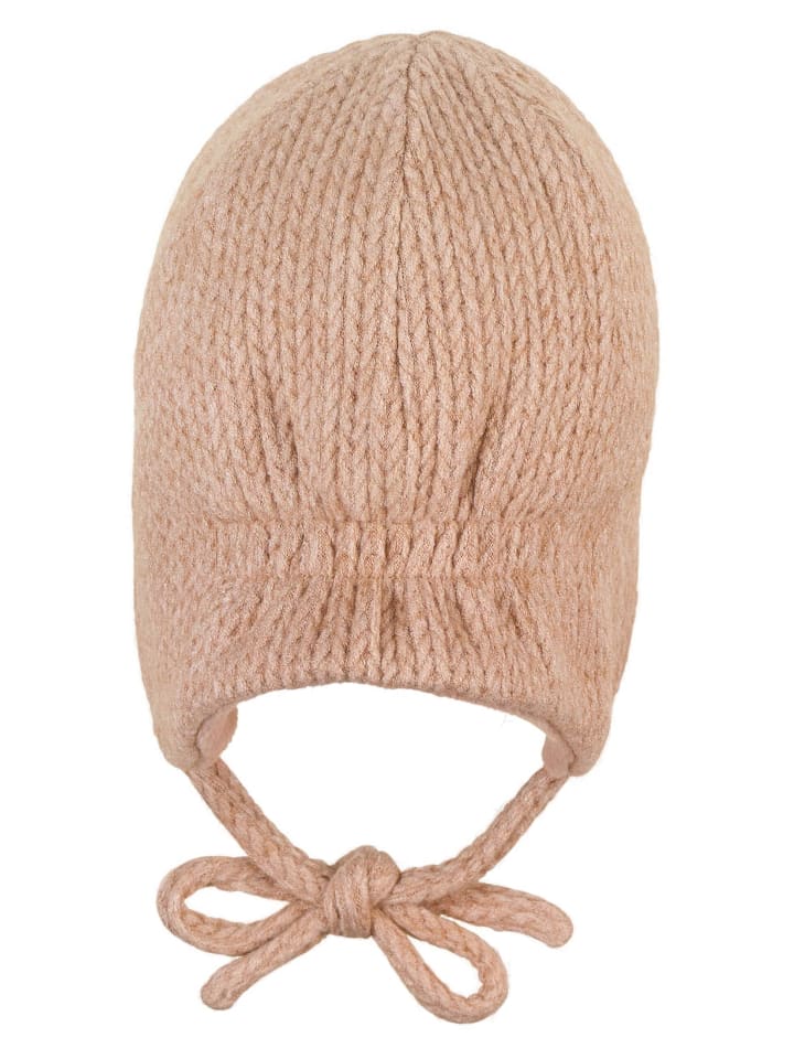 Sterntaler Fliegermütze Strickoptik in beige günstig kaufen