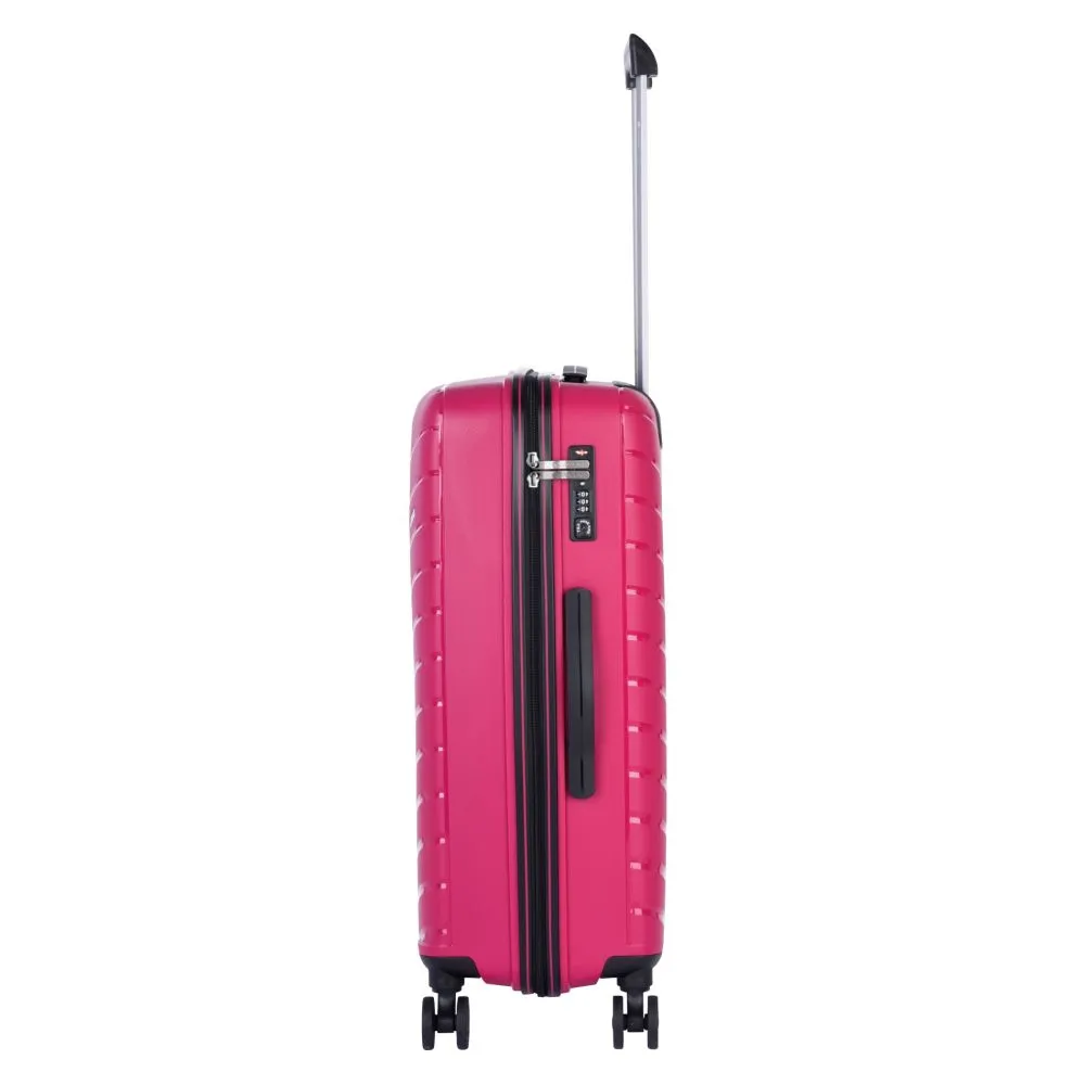 Check.IN 3-tlg. Kofferset ORLANDO mit 4 Rollen - magenta
