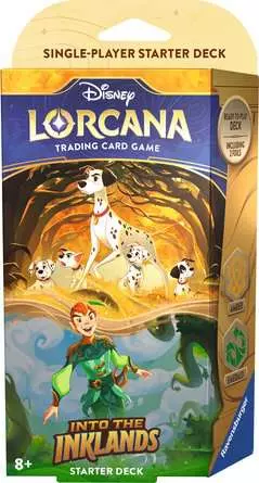 Disney Lorcana: Die Tintenlande -  Starter Deck Bernstein und Smaragd  (Englisch)