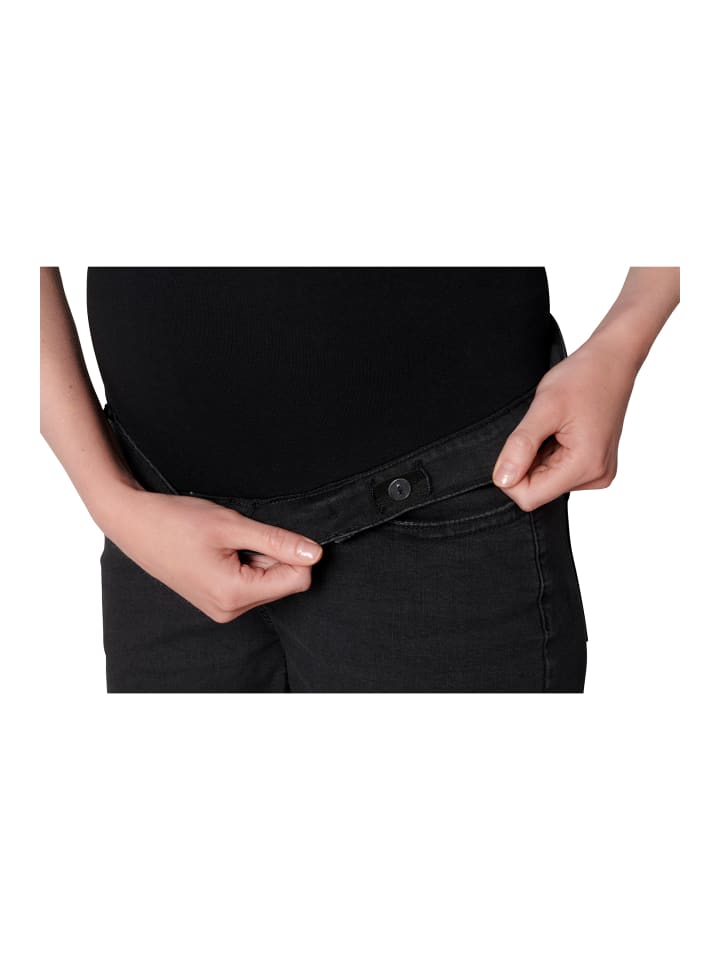 Noppies Umstandsshorts Jeans Jamie in Black Denim günstig kaufen