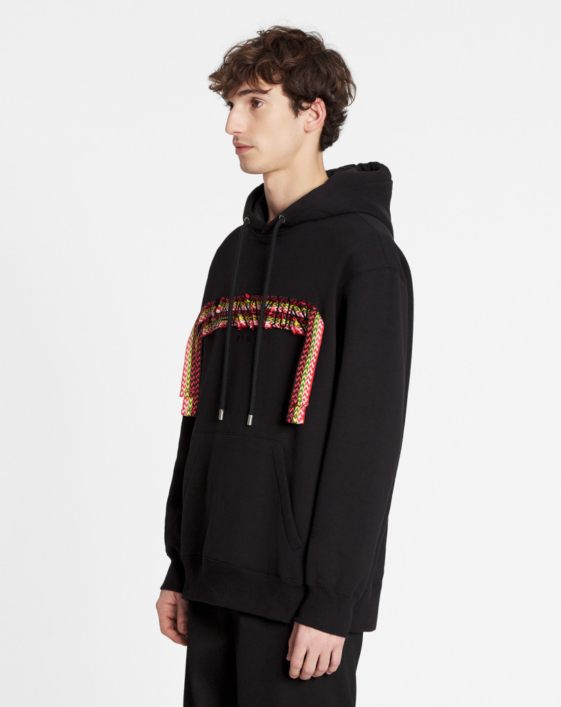 HOODIE OVERSIZE BRODÉ LANVIN CURB LACE