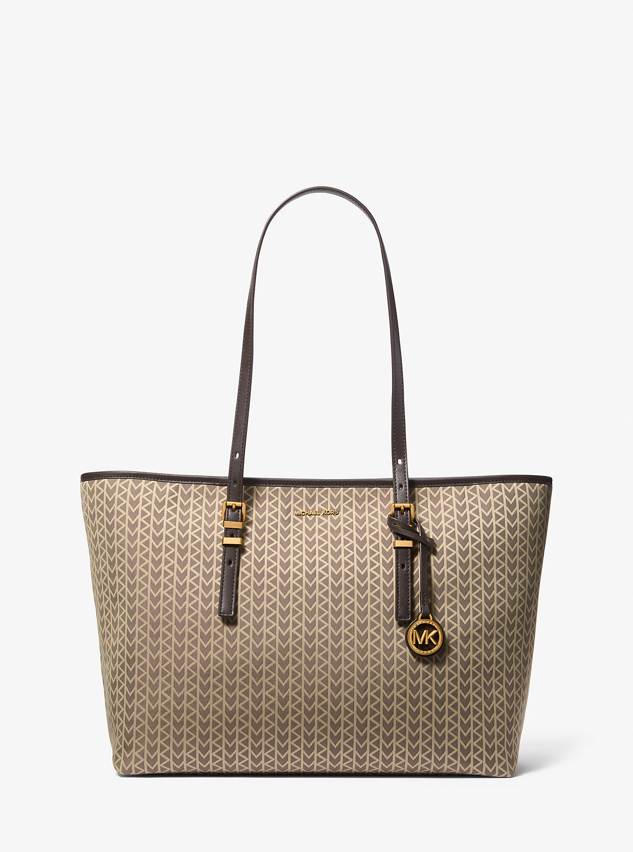 Quinn Stor MK2000 Logo Jacquard Tote Bag - NATURLIG
