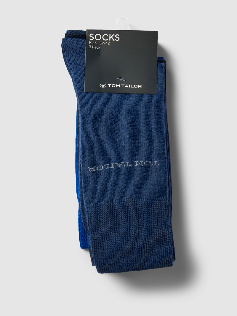 Socken im 3er-Pack in blau