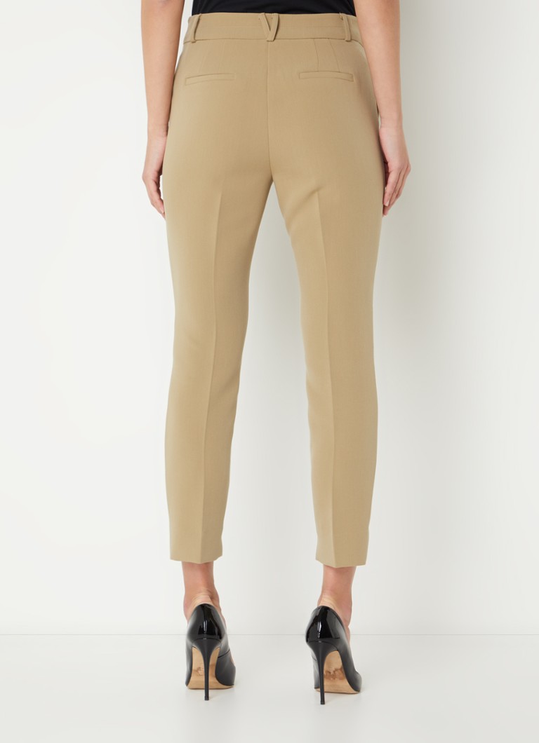 Pantaloni Aaiko Parene cu talie înaltă, slim fit, cu buzunare laterale