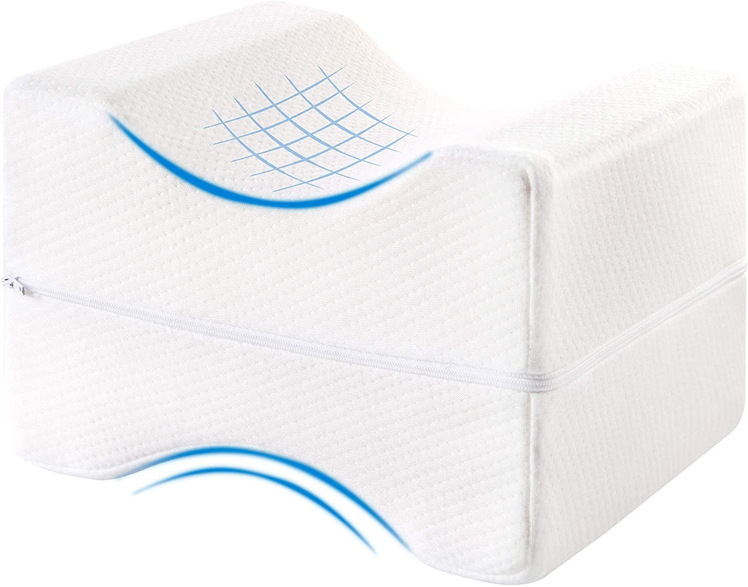 Mary's Kniekissen Mary´s Orthopädisches Kniekissen, Memory Foam, Geeignet für Seitenschläfer, Entlastung von Hüft-, Rücken- und Knie-Schmerzen, Druckentlastung, Schwangerschaft, Reha, Beinkissen…