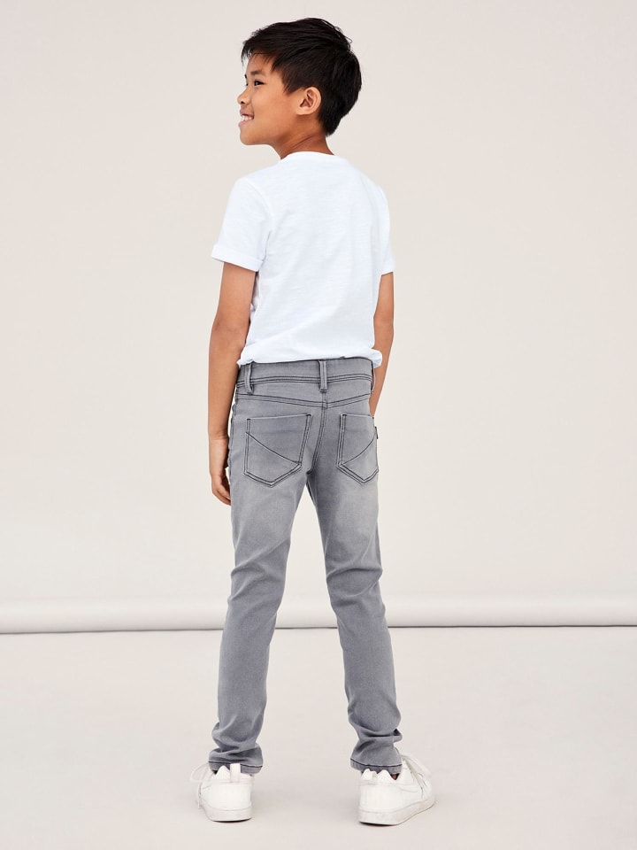 name it Jeans slim fit in medium grey denim günstig kaufen