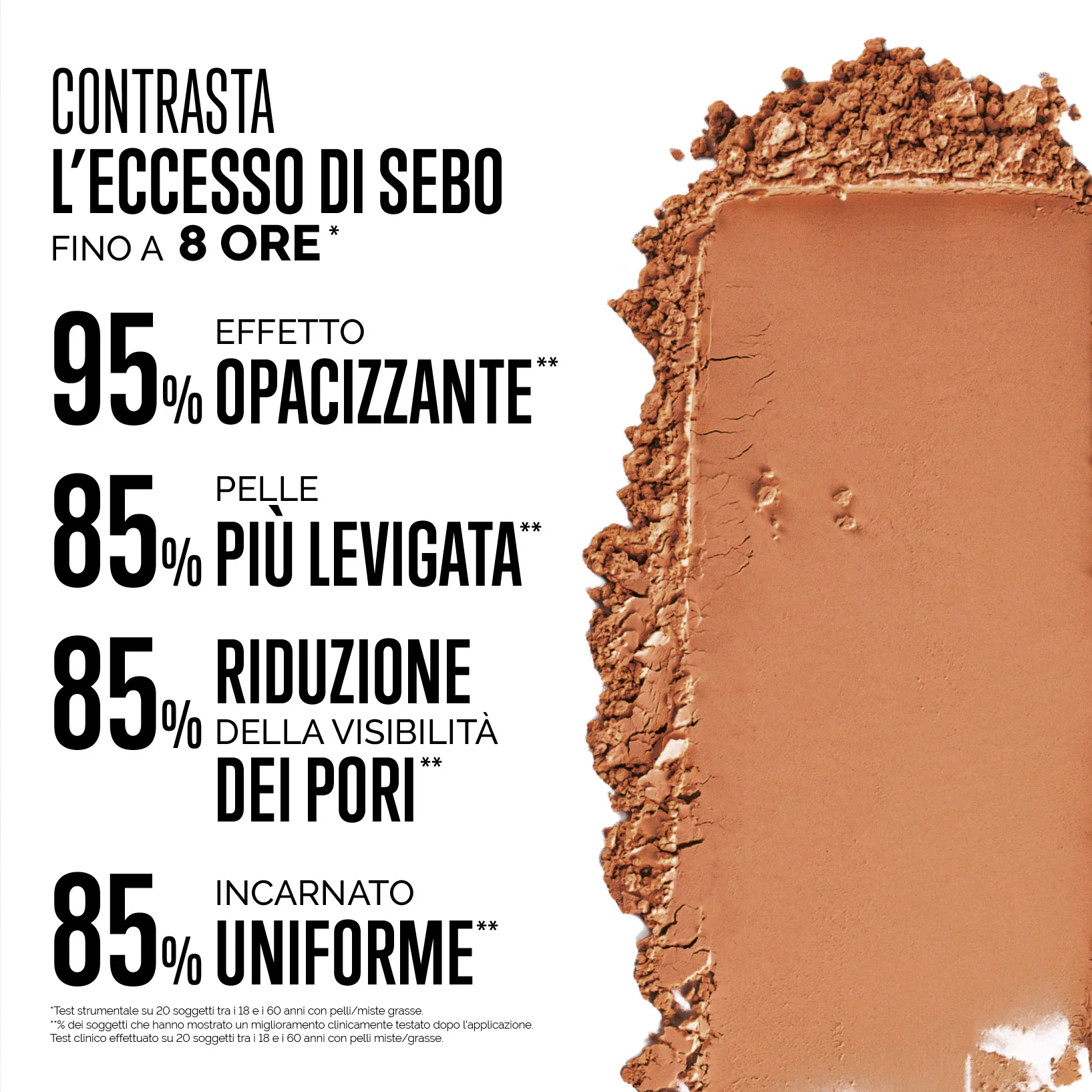 Polvos compactos para el rostro VELVET LOCK