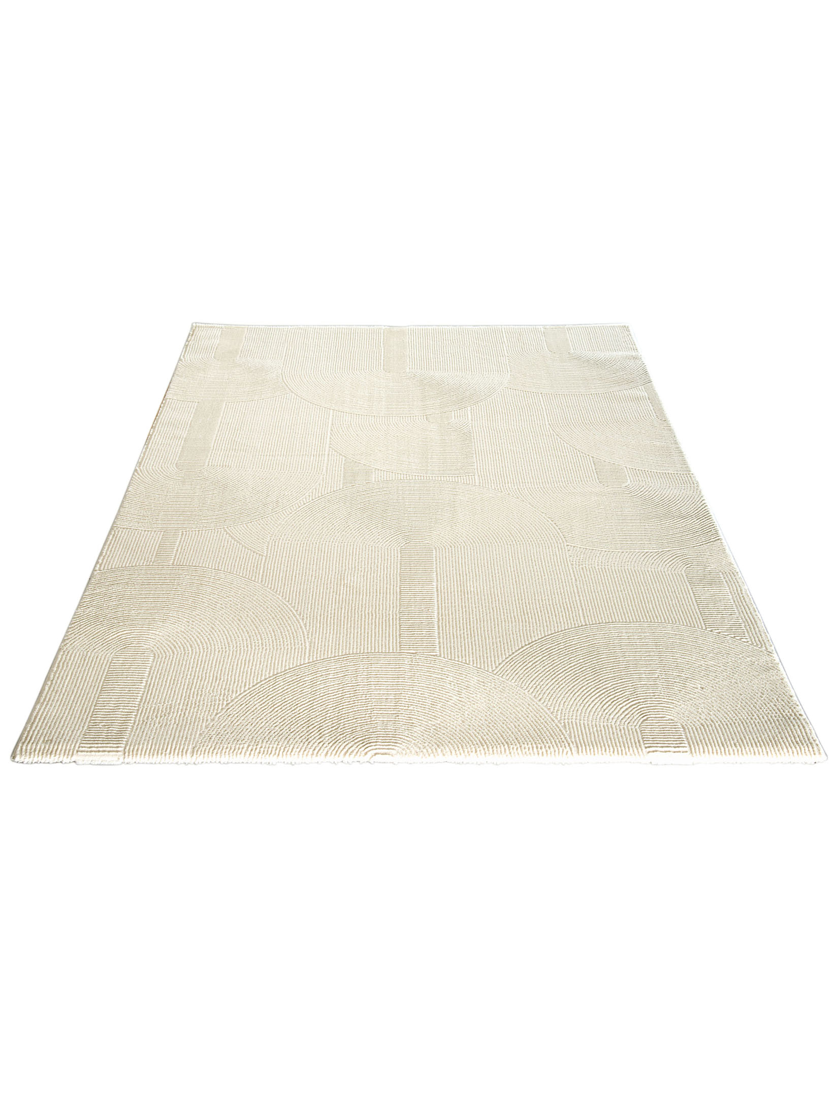 Biarritz Moderner Teppich, Creme