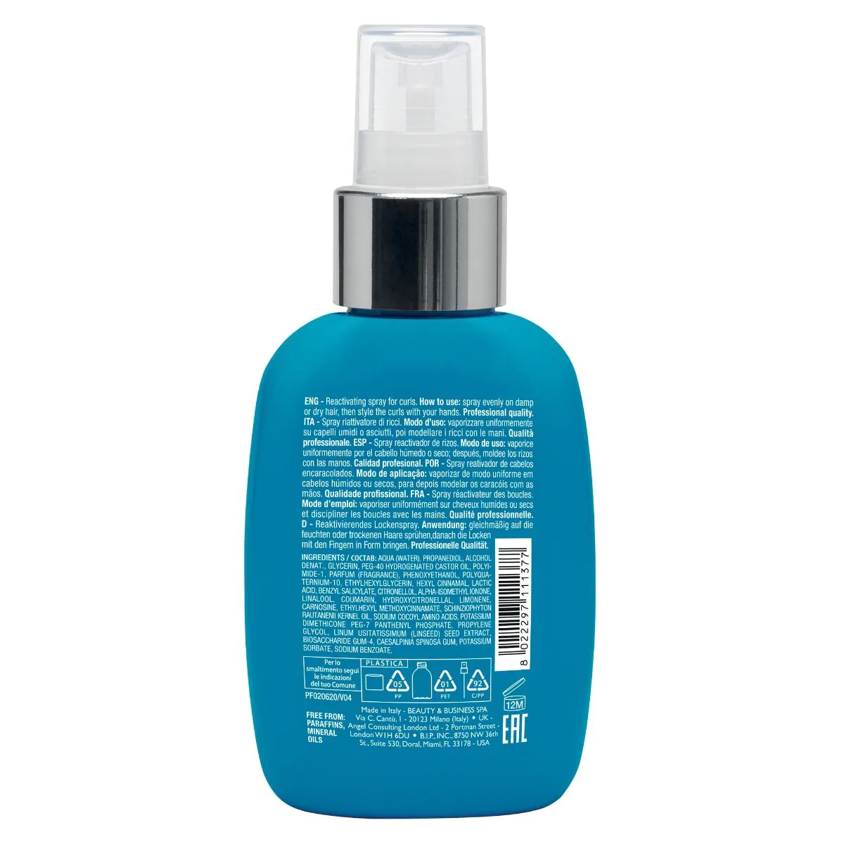 Alfaparf Milano Semi Di Lino Curls Reactive Spray