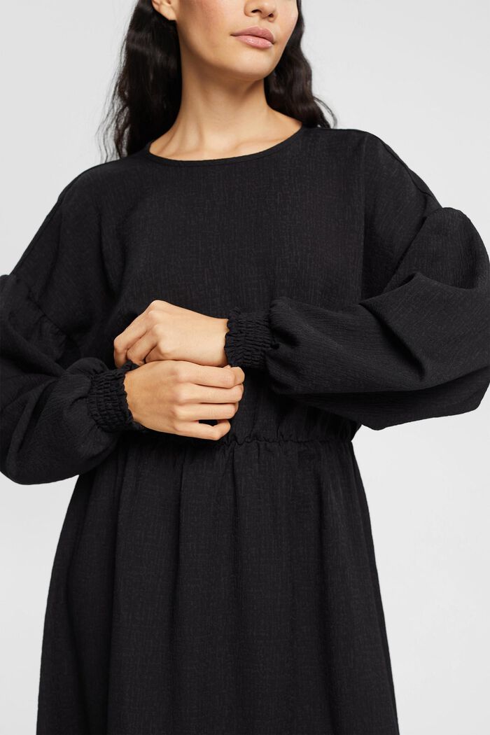 Midikleid mit Volants, LENZING™ ECOVERO™